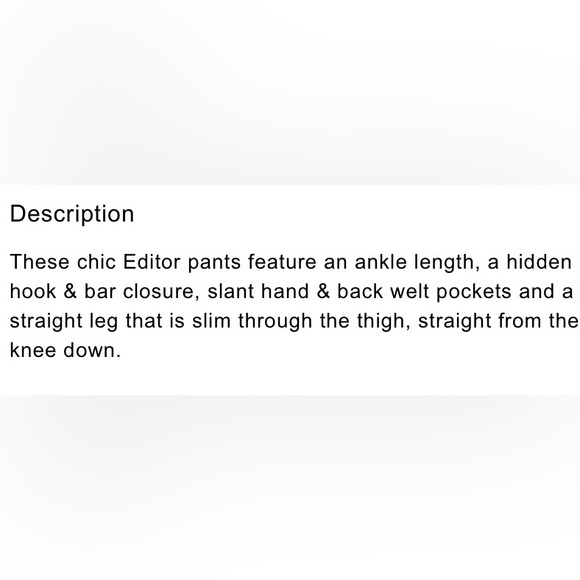 EXPRESS Editor Super High Waisted Straight Ankle Pant - Picture 10 of 10